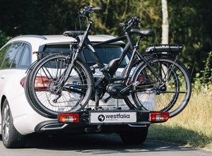 Westfalia Fahrradträger BC 60 (alte Version) für 2 Fahrräder auf der  Anhängerkupplung