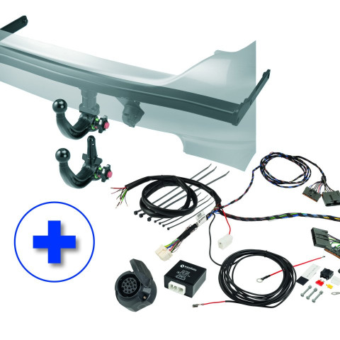KIT Westfalia : Attelage Rotule Démontable (verticale) (A40V) et Faisceau inclus