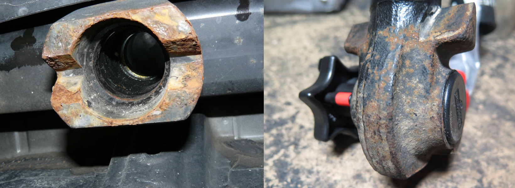Towbar Inspection Signs of Damage and Corrosion
